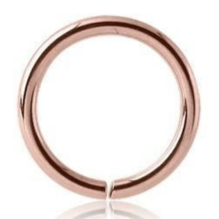16g Rose Gold Continuous Ring